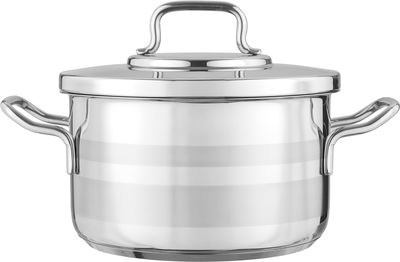 طقم قدور ستانلس ستيل استرون كوركماز، 8 قطع - فضي product image 2