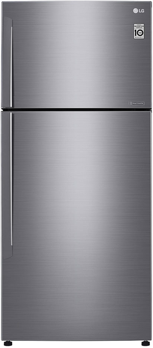 ثلاجة فريزر علوي ال جي، 18 قدم، 509 لتر، 2 باب، واي فاي، LT19CBBSIN - فضي product image 2