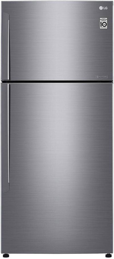 ثلاجة فريزر علوي ال جي، 18 قدم، 509 لتر، 2 باب، واي فاي، LT19CBBSIN - فضي product image 2