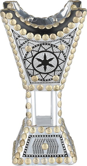 مبخرة النجم التراثي ستانلس استيل، 13x13x25 سم، قاعدة - متعدد الألوان product image 2