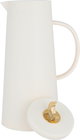 Al Saif Gallery Royal 8 thermos crescent lid, 1 liter, glass inner container, plastic outer shell - beige product image 5