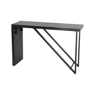 مدخل استقبال خشب، 120×79×40 سم - اسود product image 3