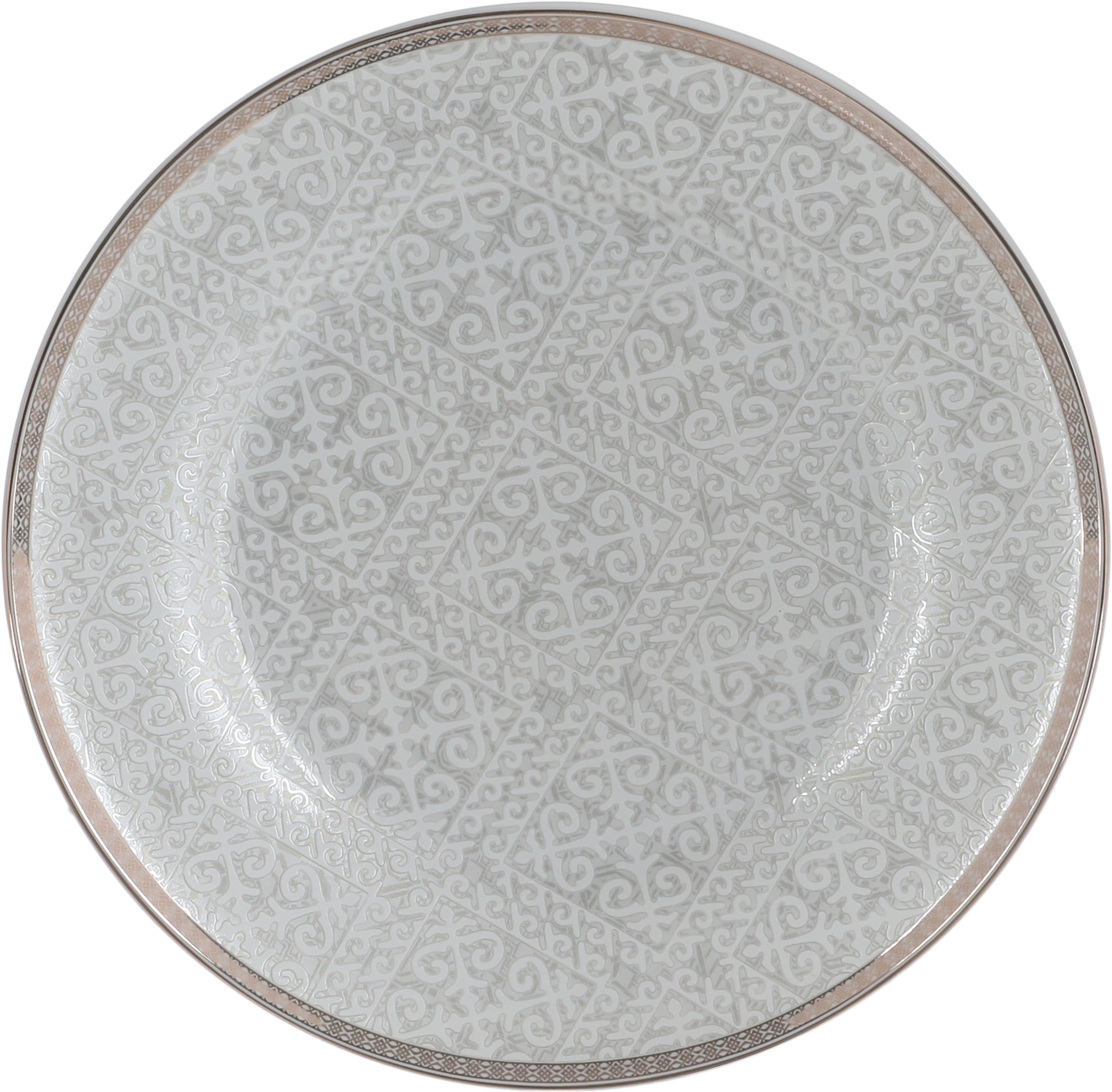 Victoria Al Saif Gallery porcelain dining set, 65 pieces, golden-white pattern product image 20