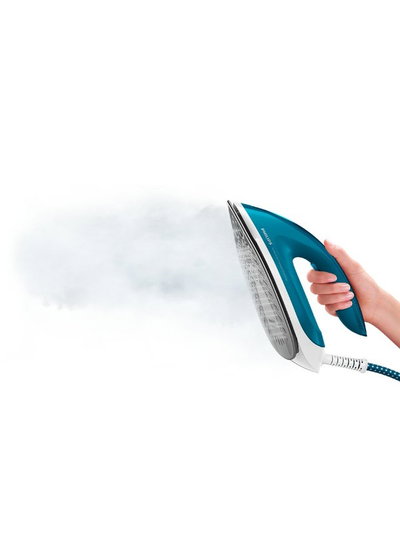 Philips Steam Iron, 2400W, 1.3L, GC6815/26 - Blue White product image 2