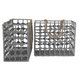 Diamond Glow Wicker Thermos Bags Set, 2 Pieces - Gray product image 2
