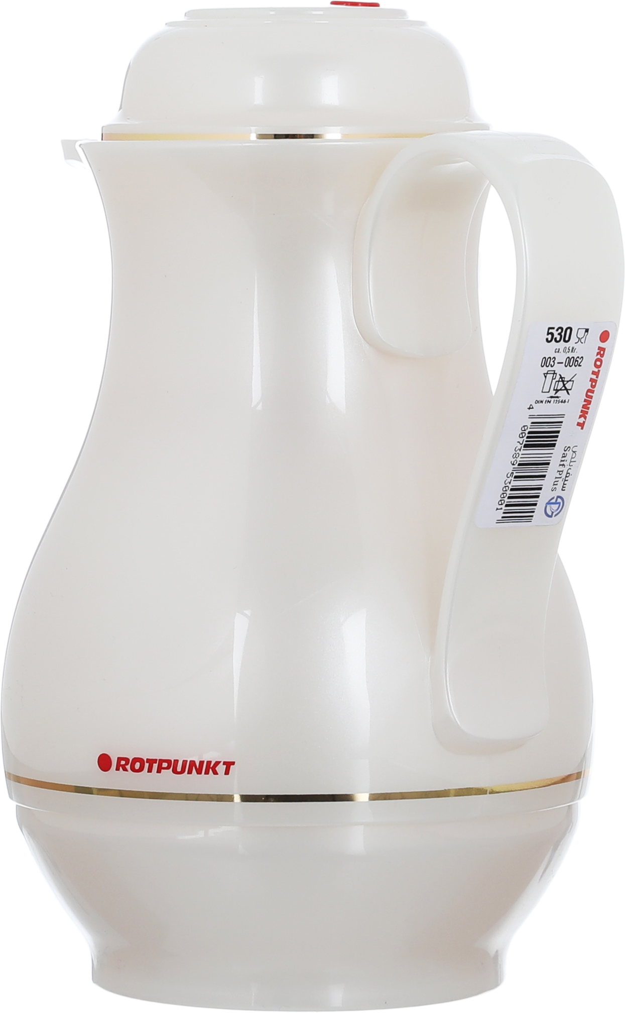 Rotpont thermos, 0.5 liters, glass inner container, plastic outer shell - pearl product image 2