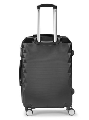 Lemra ABS Luggage Set, 4 Pieces, LMA-1809 - Black product image 2