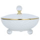 Al Saif Gallery porcelain Tamriya, 5 inches, with lid - white product image 1