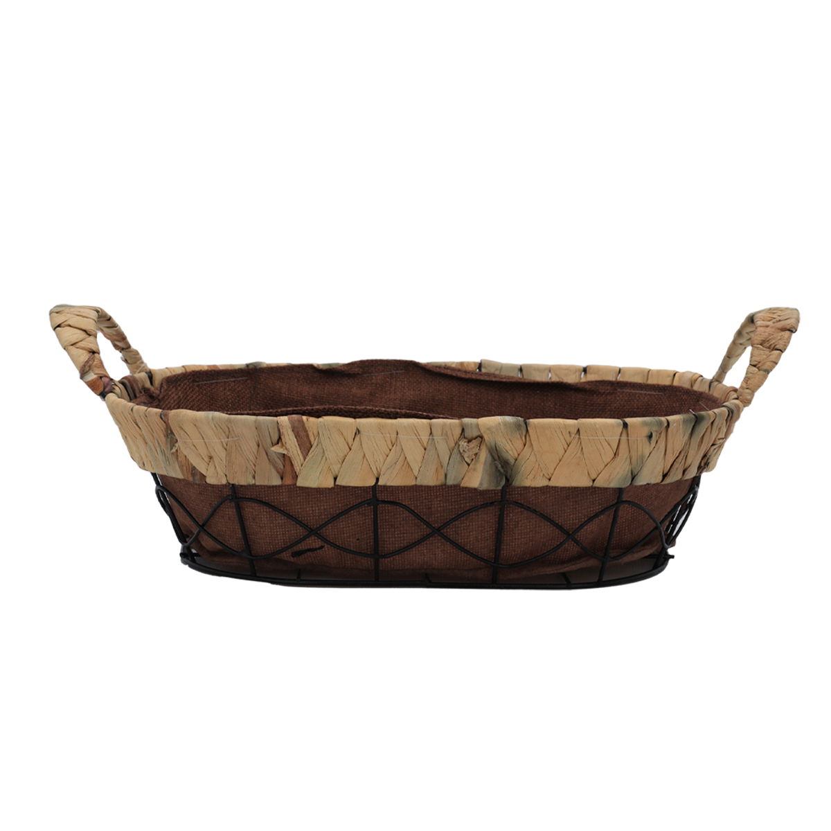سلة تقديم خوص السيف غاليري، 30×24×8 سم، مربع - بني product image 2
