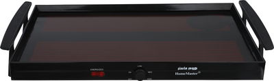 Home Master HM-170 Electric Tray and Grill, 56x36x5 cm, 600W, 3 Heat Levels, Control Switch - Black product image 1