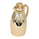 Al Saif Gallery Isle thermos set, 1/1.3 liter, 2 pieces, thermal glass inner shell, plastic outer shell - gold product image 4