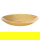 Al Saif Gallery Glass Serving Plate, 40X40X10 Cm - Gold product image 1