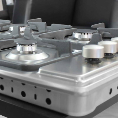 موقد غاز سطحي أريستون، 6 عيون، استيل، 90 سم، AM96T0GMIXSA - فضي product image 3