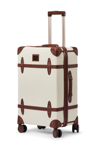 Limra LMA-7056 Artificial Leather Luggage Set, 4 Sizes, 4 Wheels, 360 Degree Rotating - Beige Brown product image 4