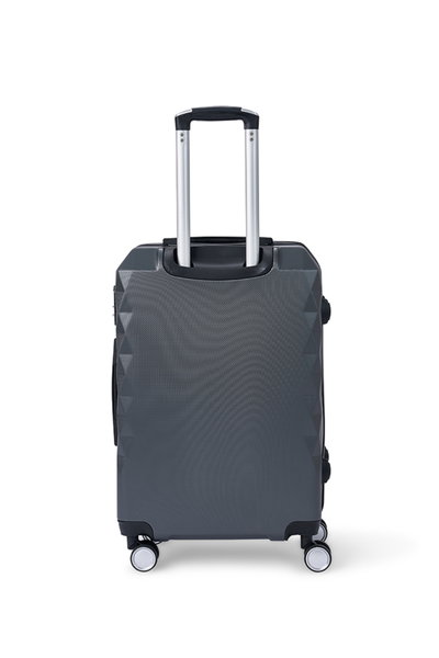 Lemra ABS Luggage Set, 3 Pieces, LMA-1532 - Dark Gray Black product image 3