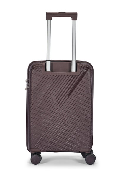 طقم شنط سفر بولي بروبيلين ليمرا، 3 مقاسات، 4 عجلات، بزاوية 360 درجة، LMA-PP520 - بني product image 3