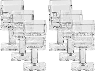 Al Saif Gallery Glass Serving Set, 6 Pieces, Square, Base - Clear product image 1