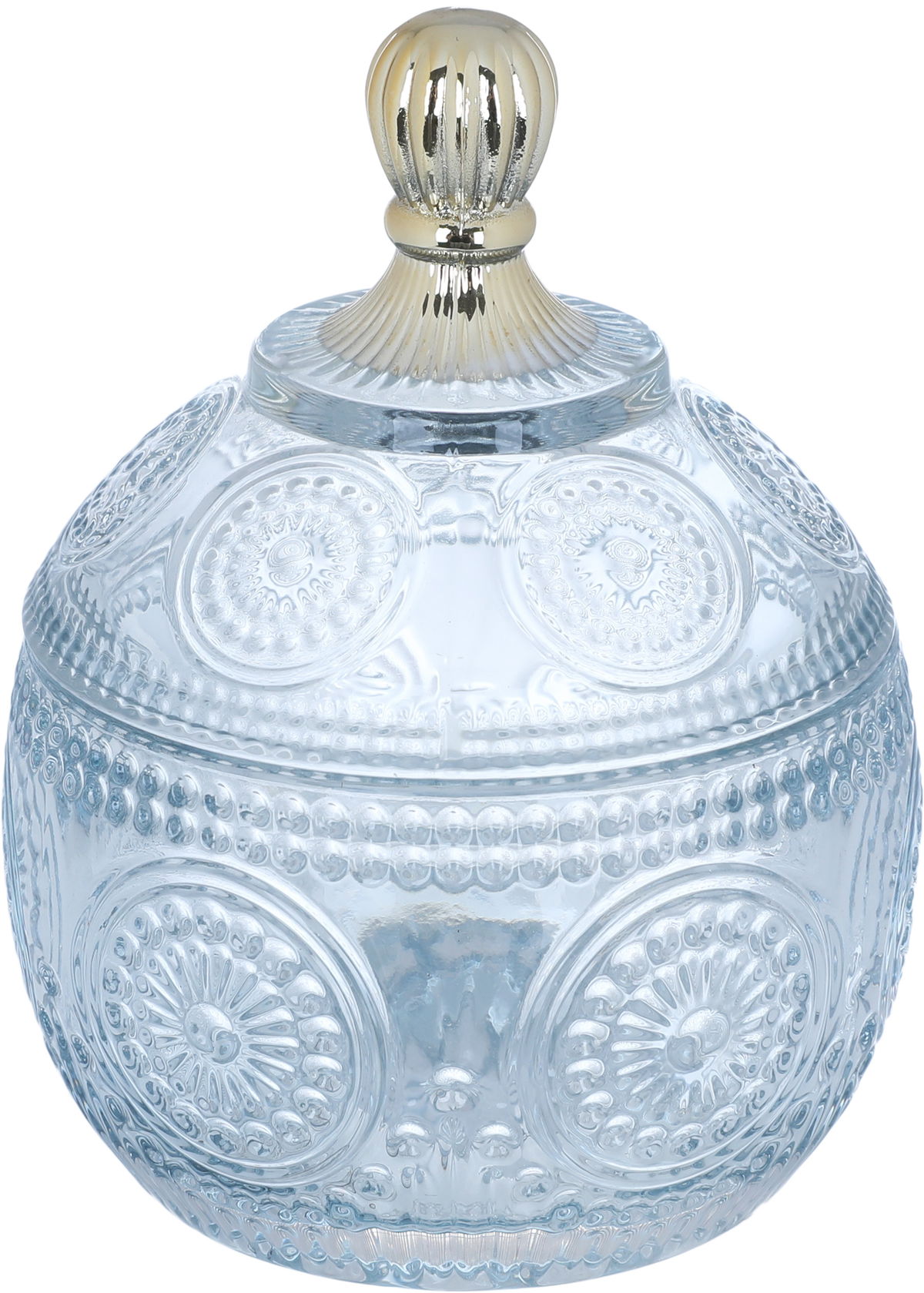 Al Saif Gallery glass candy bar, 11 x 11 x 13.5 cm, round - silver product image 3