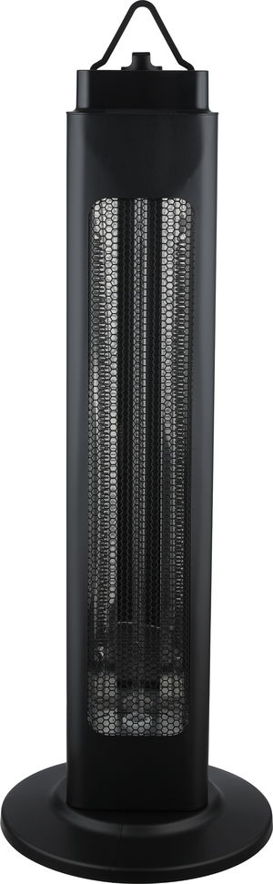Edison T01-G12Y Vertical Electric Heater, 1200W, 4 Pipes, Control Switch, 4 Temperature Levels, - Black product image