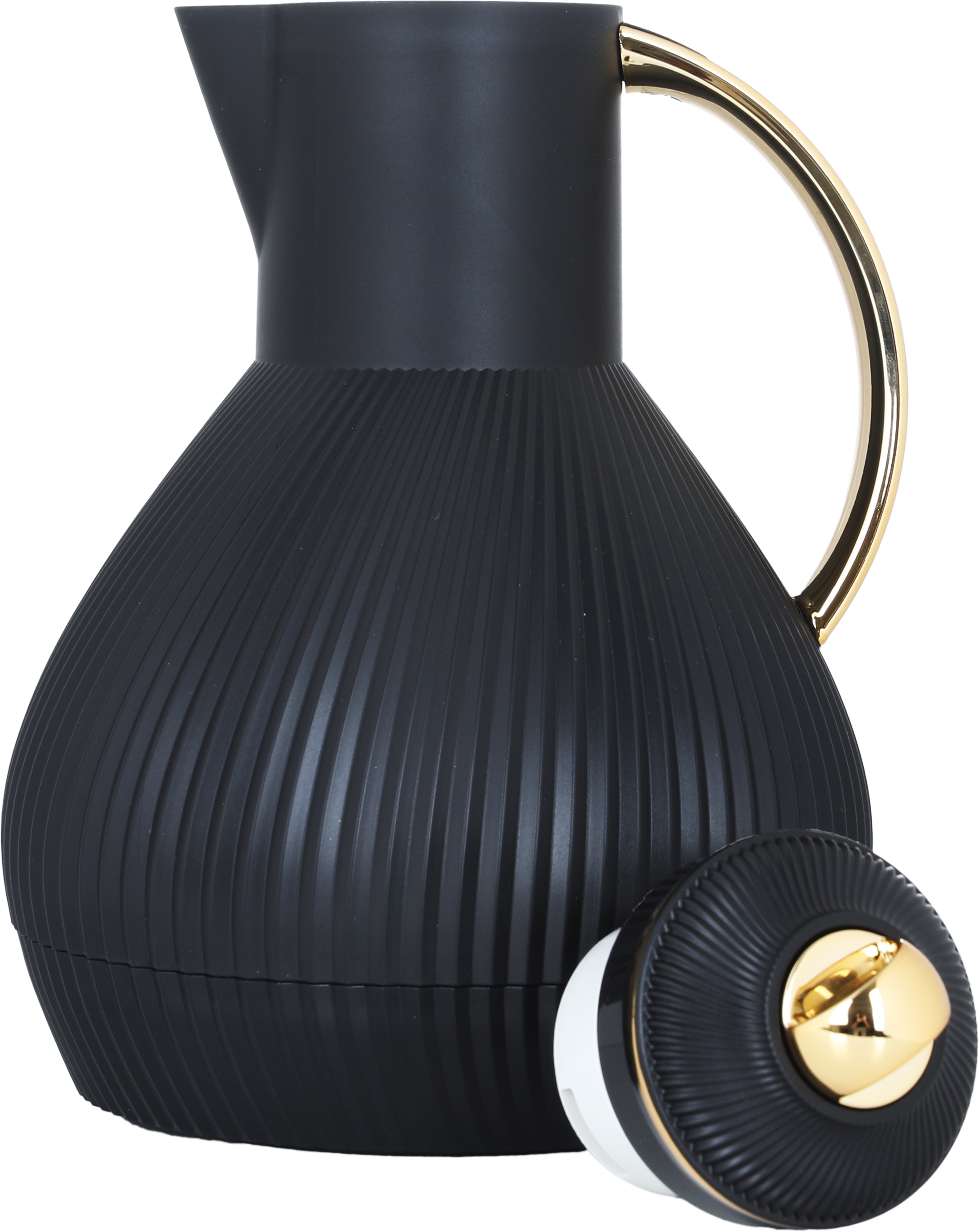Al Saif Gallery Alia thermos, 1 liter, thermal glass inner container, plastic outer shell - black product image 3