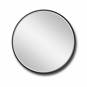 مراية دائرية زجاج، 70×70 سم، اطار معدن - اسود product image 2