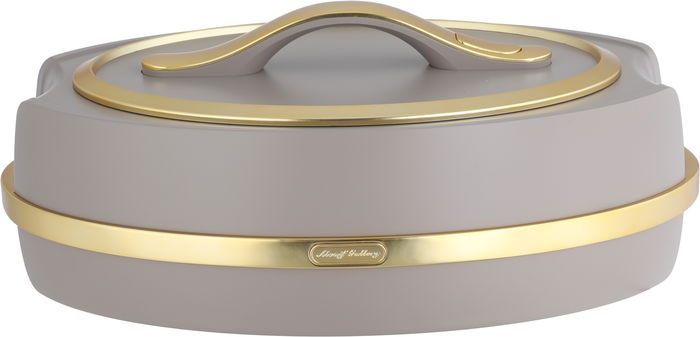 Al Saif Gallery Kanda 2, 3-Piece Case Set, Steel Inner Case, Oval - Cappuccino Gold product image 2