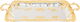 Al Saif Gallery steel topper, 3 pieces, rectangle, gold-silver engraving product image 4