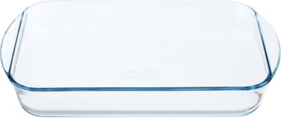 صينية فرن زجاج بيركس، 4.9 لتر، 40×27×7 سم - شفاف product image 2