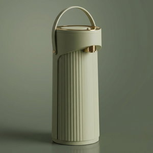 Good Glory Thermos, 2.2 liters, glass inner container, plastic outer shell - light green golden product image