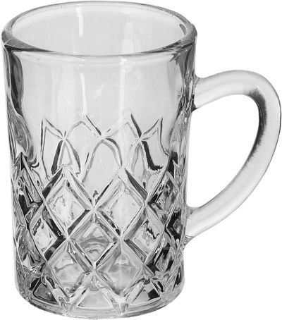 طقم بيالات للشاي ماكس زجاج السيف غاليري، 6 قطع، بيد زجاج - شفاف product image 2