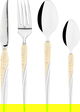 طقم أدوات مائدة استيل السيف غاليري، 24 قطعة - فضي ذهبي product image 1