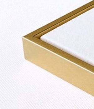 لوحة جدارية كانفس يدوي مع طباعة، 180×90 سم، اطار ذهبي - متعدد الالوان product image 2