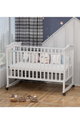 سرير اطفال خشب الصنوبر فان مومنت، 130×70 سم، مع ناموسية - ابيض product image 2