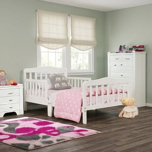 سرير اطفال خشب، 130×70 سم - ابيض product image