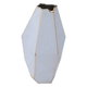 فازة أشكال بخطوط بورسلان - أبيض product image 1