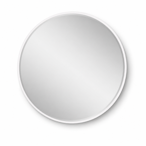 مراية دائرية زجاج، 70×70 سم، اطار معدن - ابيض product image 2