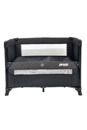 سرير اطفال فان مومنت، 100×70 سم، قابل الطي - اسود product image 2