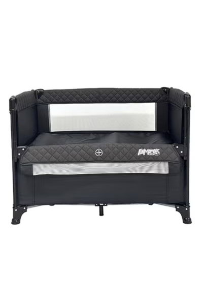 سرير اطفال فان مومنت، 100×70 سم، قابل الطي - اسود product image 2