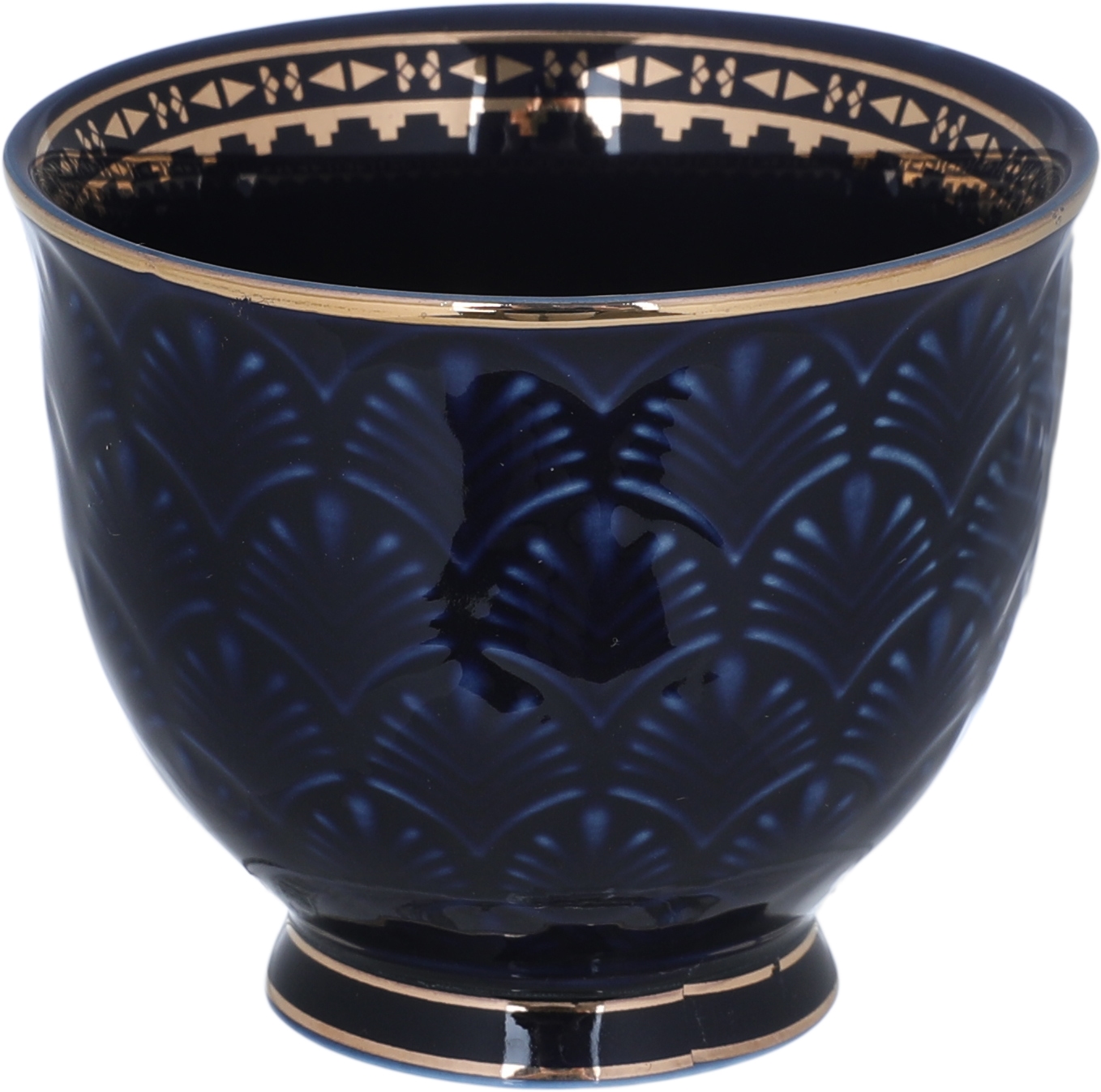 Al Saif Gallery porcelain coffee cup set, 12 pieces - dark blue product image 2