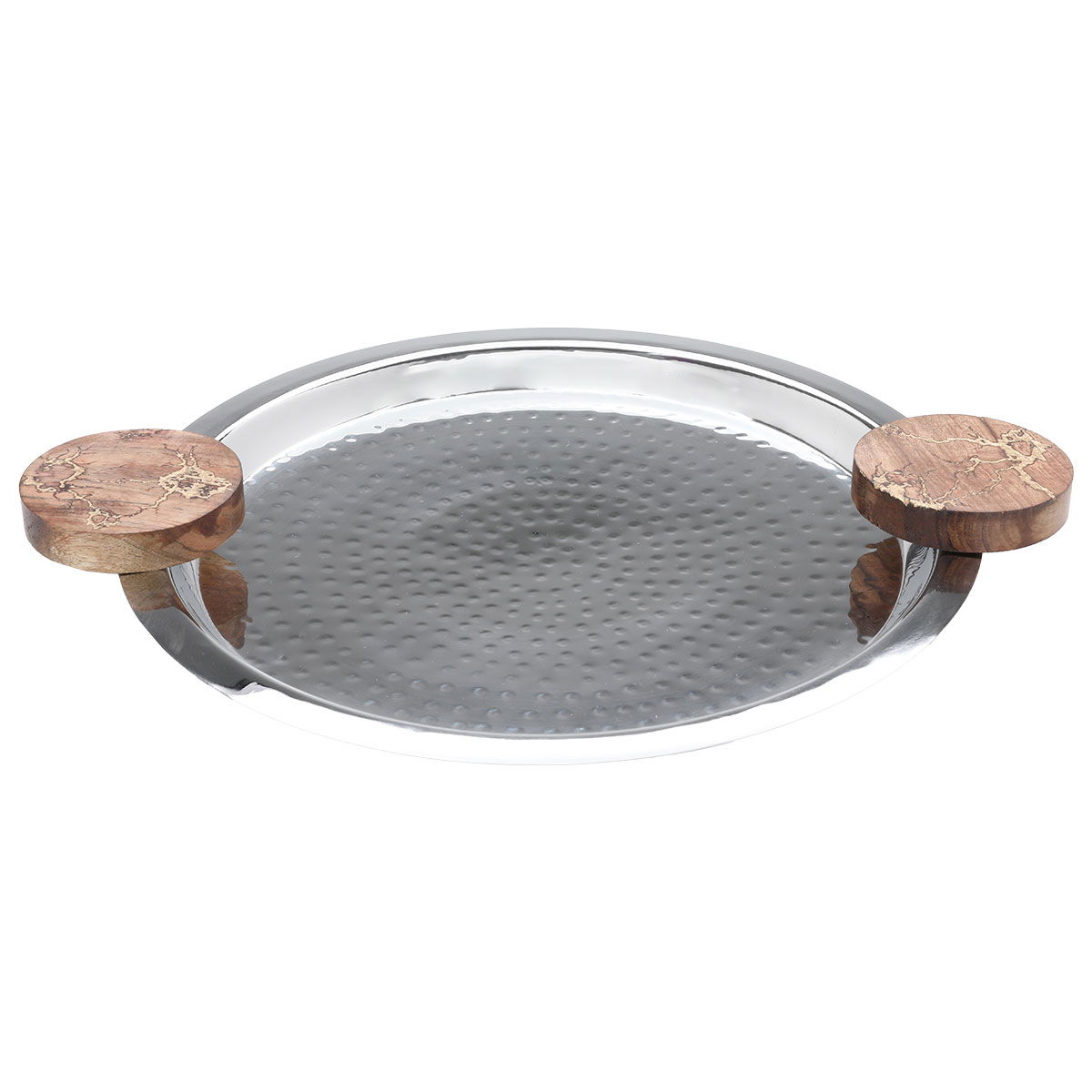 Tofaria Al Saif Gallery Steel Presentation, 3.5 x 36 x 29 cm, Round - Silver product image