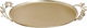 Al Saif Gallery Steel Serving Tray, 48X28X2 Cm - Beige product image 1