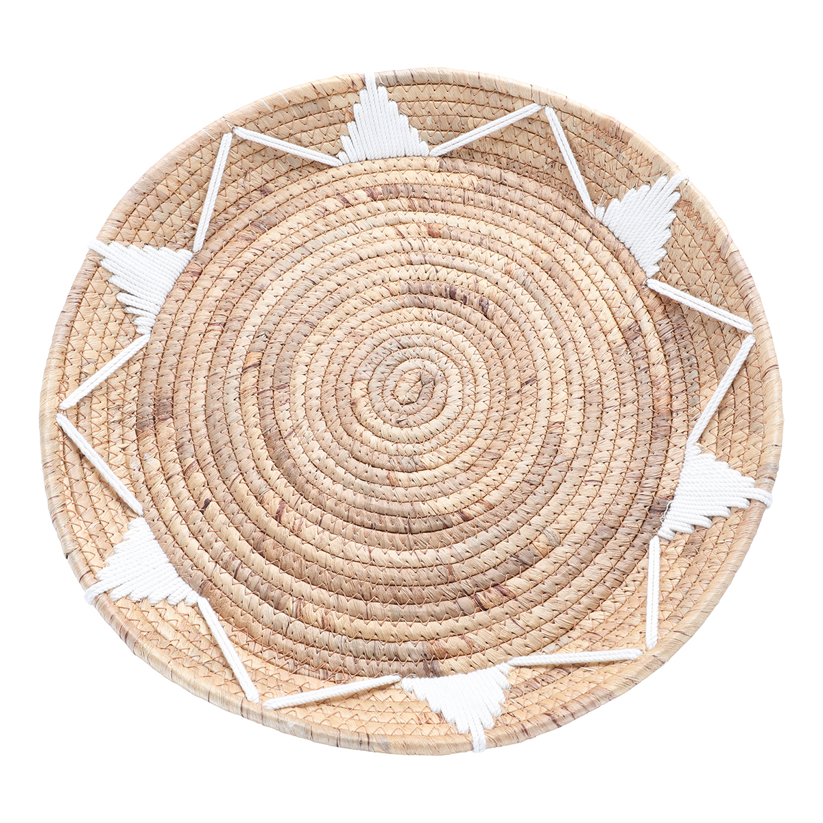 Al Saif Gallery wicker Serving tray, 42 x 42 x 5 cm - beige product image 2