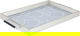 Tofaria Al Saif Gallery Glass, 30 x 47 cm, rectangle, gray wooded pattern, handle - silver product image 2