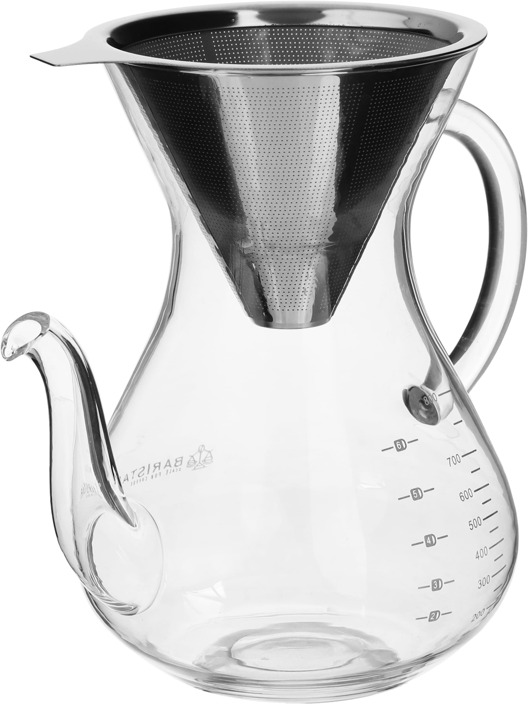 Barista Surfer Steel Food Measuring Bowl, 800 Ml - Clear product image 2