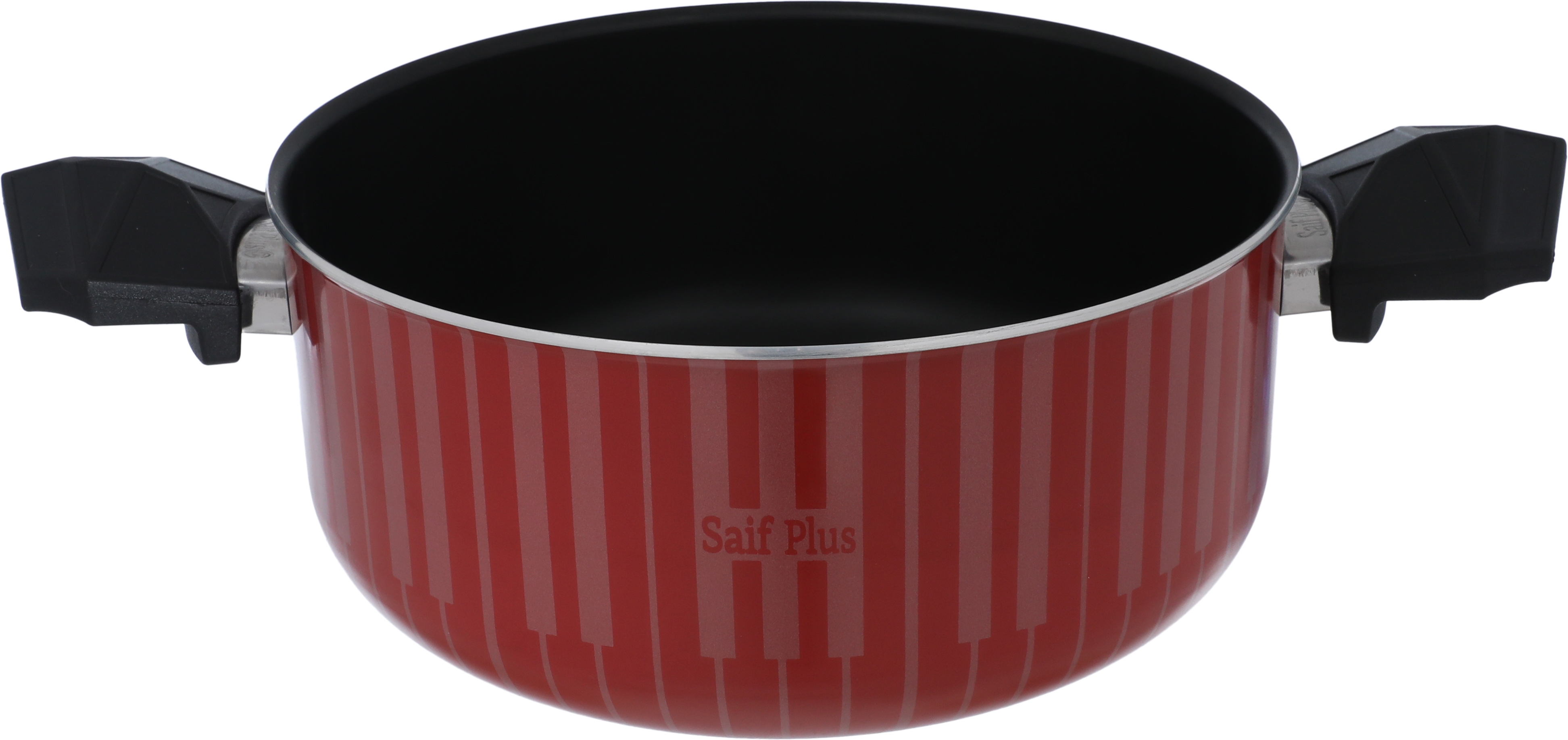قدر تيفلون بغطاء استيل السيف بلص، 22 سم - أحمر product image 3