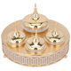 Al Saif Gallery Deluxe Steel Hospitality Set, 5 Pieces - Gold product image 1