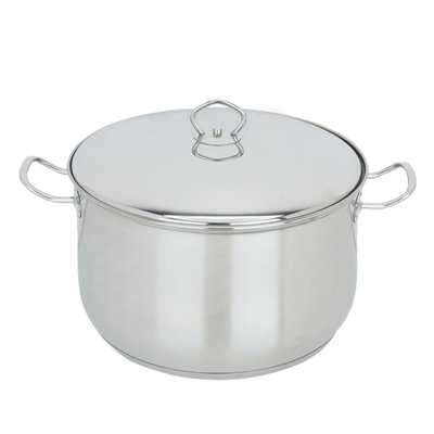 Alsaif Gallery Laura Steel Pot, 30 Cm - Silver product image 2