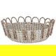 Al Saif Gallery aisha Khos, 37 x 37 x 9 cm, round - grey-beige product image 2