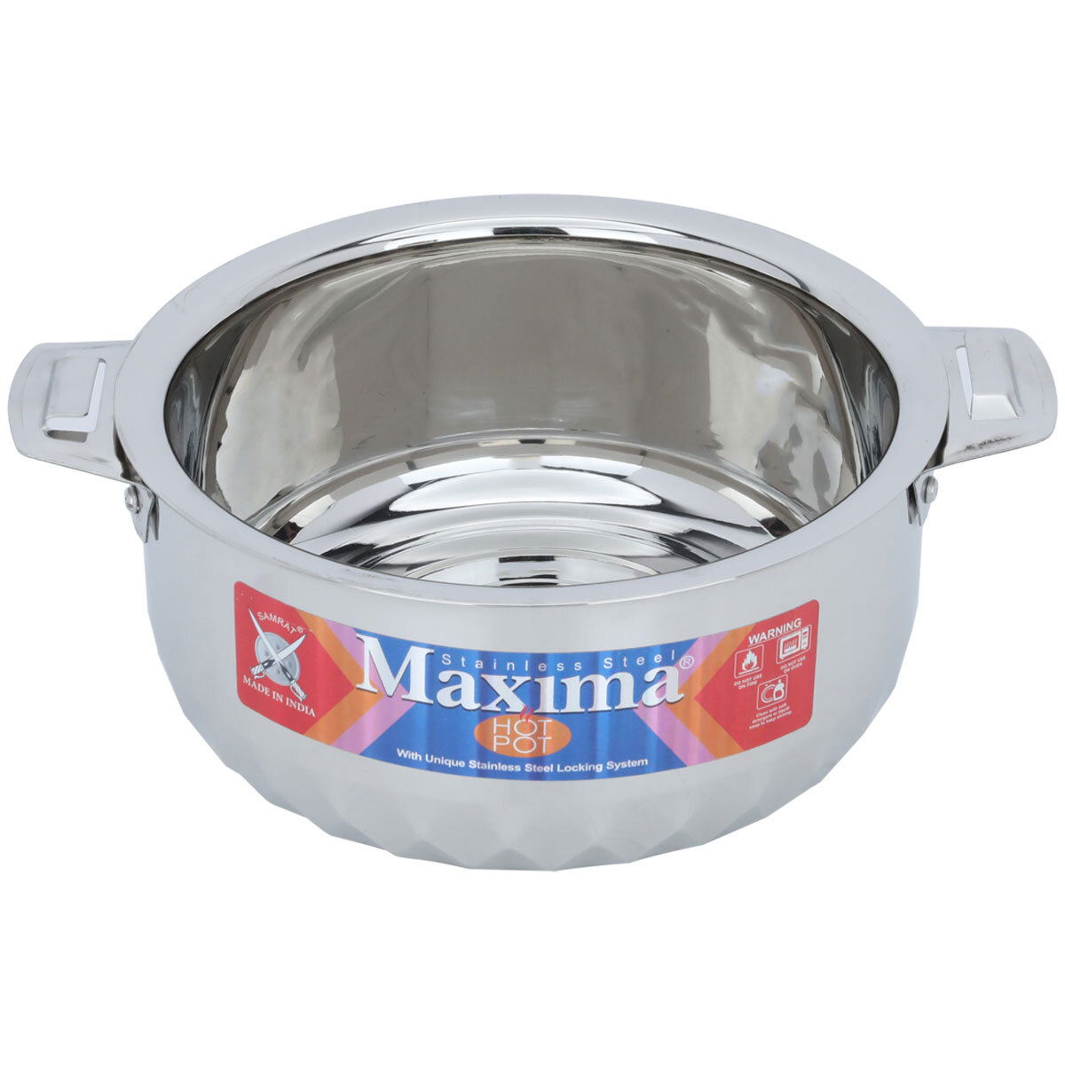 Al Saif Gallery Steel Food Container Set, 3 Pieces - Silver product image 2