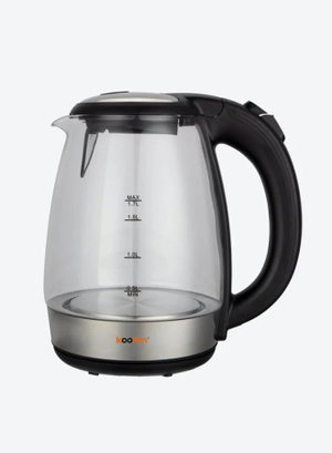 غلاية مياة كهربائية كولن، 2200 واط، 1.7 لتر، 800102048 - اسود شفاف product image 2